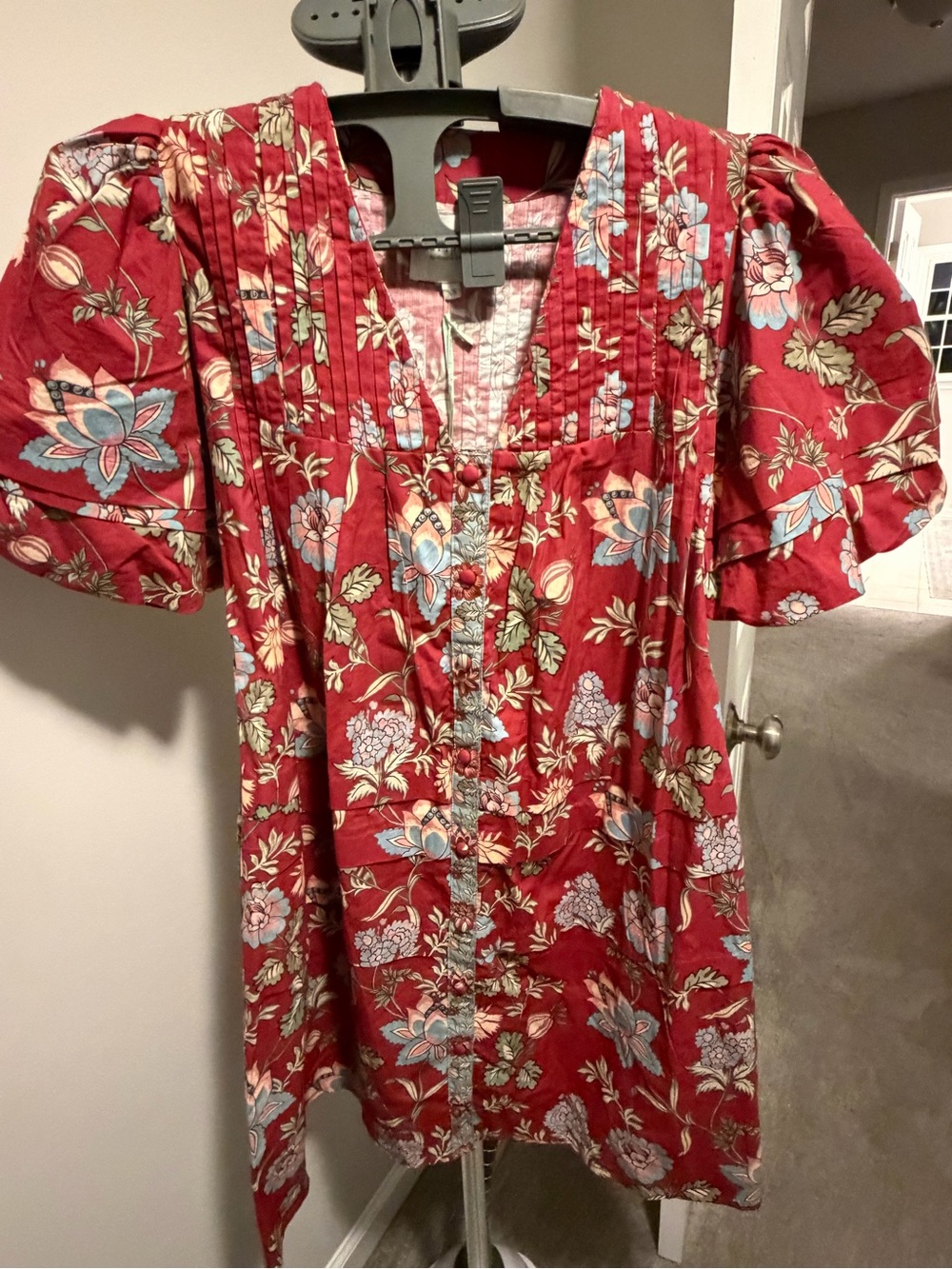 Marigold-boutique Red Floral dress